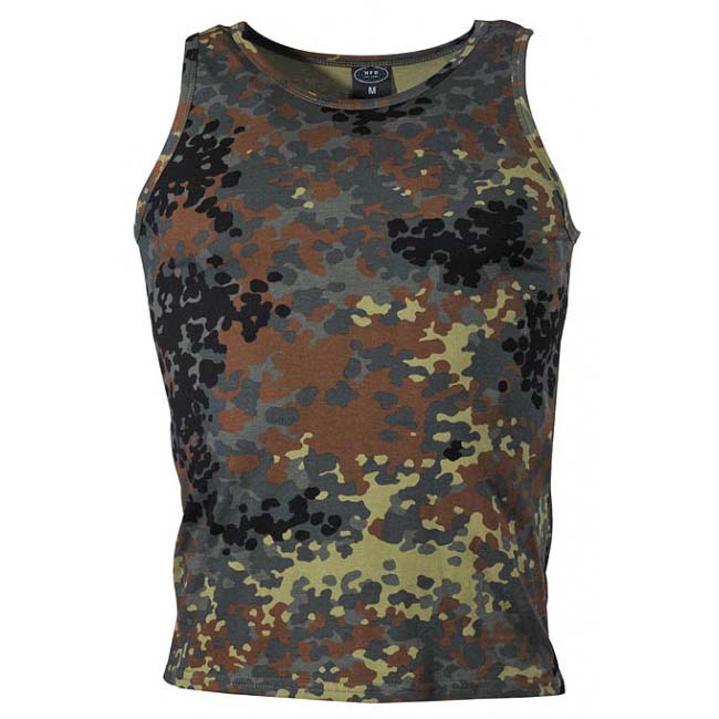 MFH canottiera uomo motivo flecktarn bundeswehr,