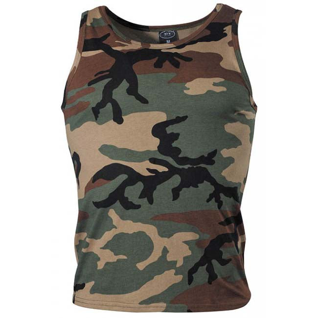MFH canottiera uomo motivo woodland, 160g/m2