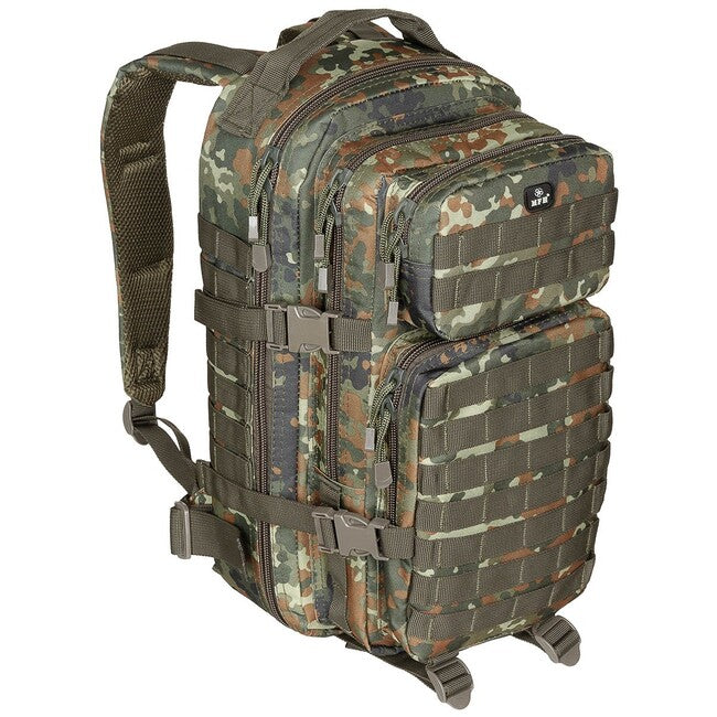 MFH US Assault Backpack Flecktarn 30L