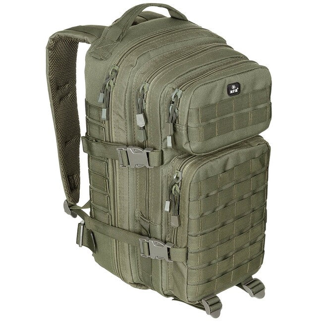 MFH US assault nahrbtnik 30L, olivno zelen