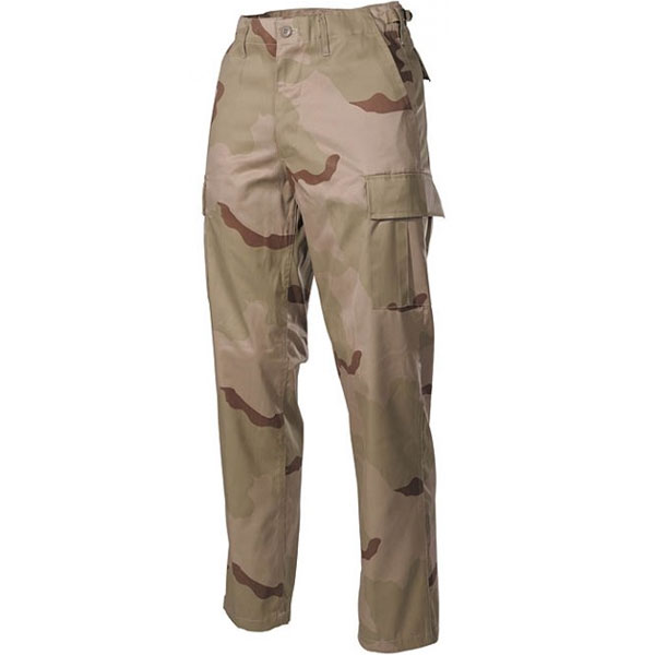 MFH US BDU pantaloni da uomo, 3 color desert