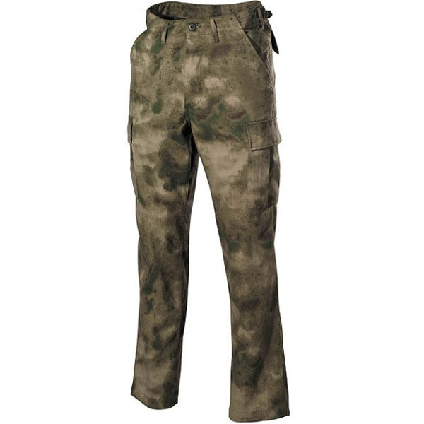 MFH US BDU pantaloni da uomo HDT-camo, FG