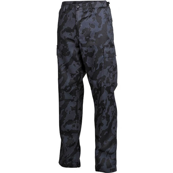 MFH US BDU pantaloni da uomo, night-camo