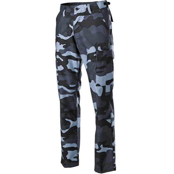 MFH us bdu pantaloni da uomo, azzurro