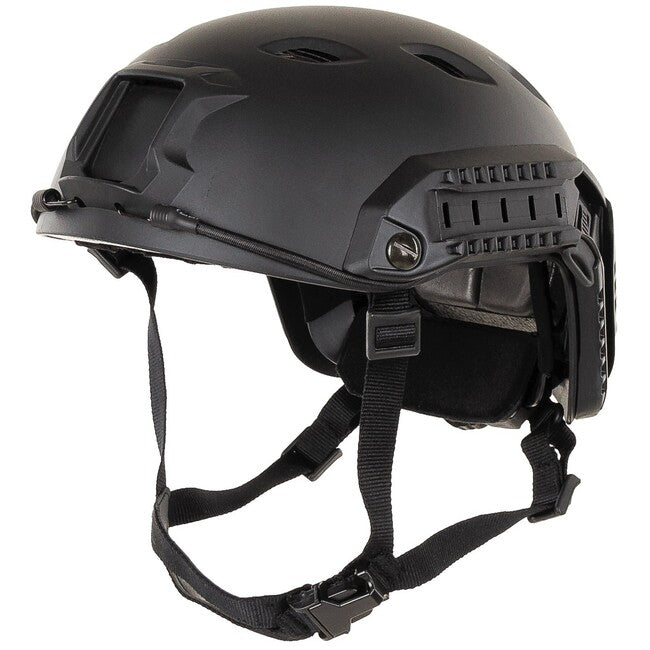 MFH Casco FAST-paratroopers casco, abs-plastica, nero