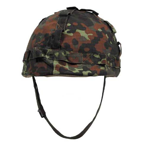 MFH elmetto con copertura, flecktarn