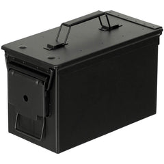 MFH US M2A1 scatola di munizioni 30 x 15,5 x 19 cm, metallo nero