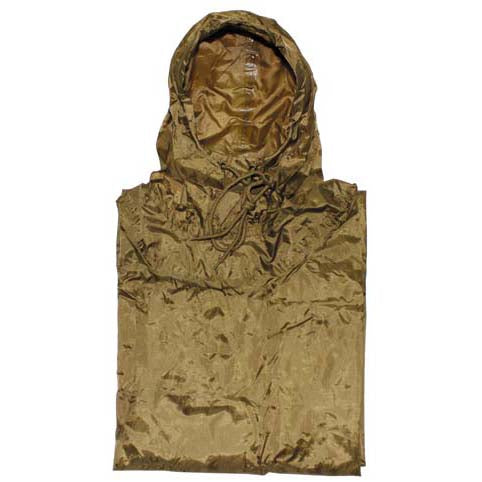 MFH us poncho rip-stop 223x144 cm, coyote