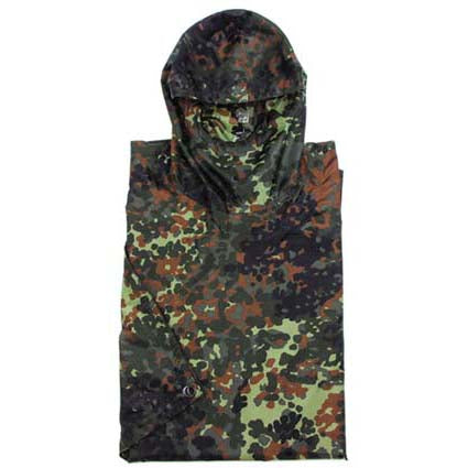 MFH US poncho rip-stop, flecktarn 223x144 cm