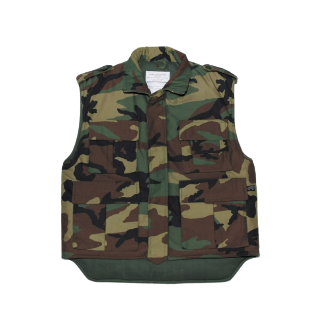 MFH US Ranger gilet imbottito, woodland