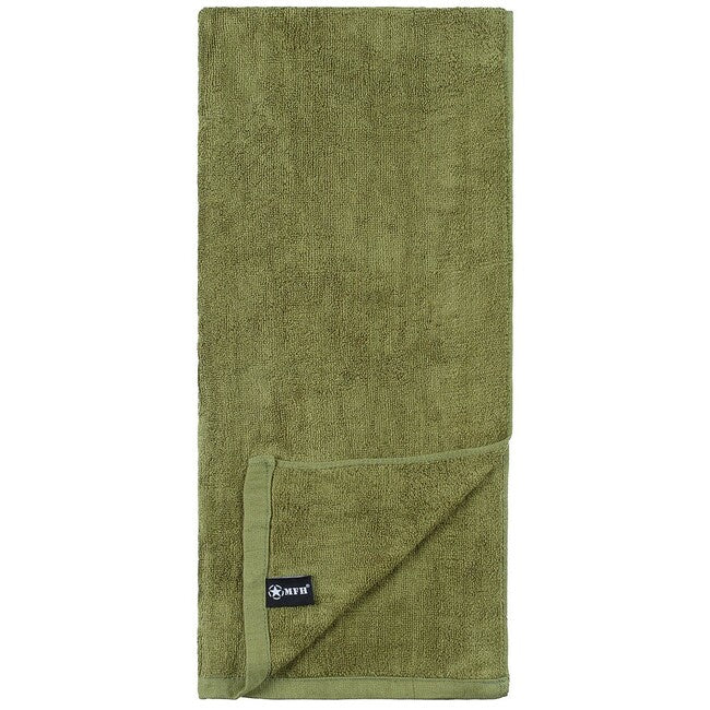 MFH Asciugamano, spugna, verde, circa 110 x 50 cm