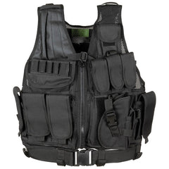 MFH USMC gilet con cintura, nera