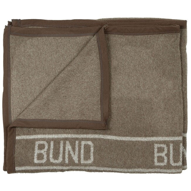 MFH Coperta in lana, marrone, circa 220 x 130 cm