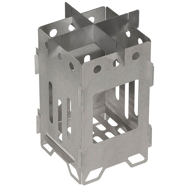 MFH Hobo Fornello da esterno grande, acciaio inox