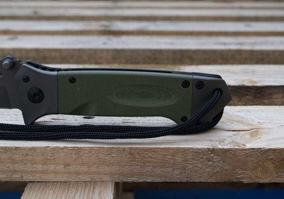 Mil-Tec DA35 coltello pieghevole 22cm, oliva