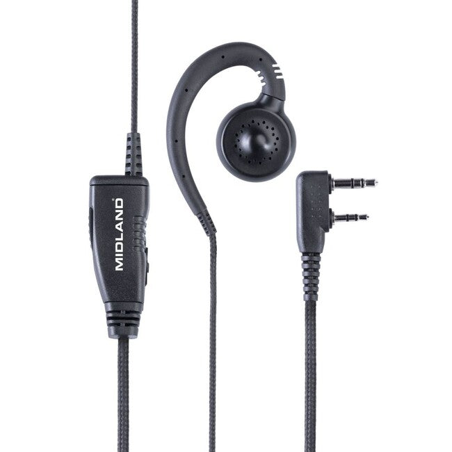 Midland MA29-LK headset con PTT e connettore 2-pin Kenwood