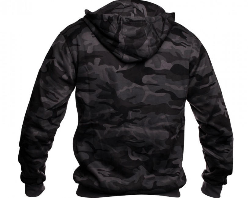 O&T AloeStar felpa High Zipper, grigia mimetico