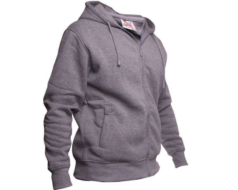 O&T Paulo High Zipper felpa, grigia