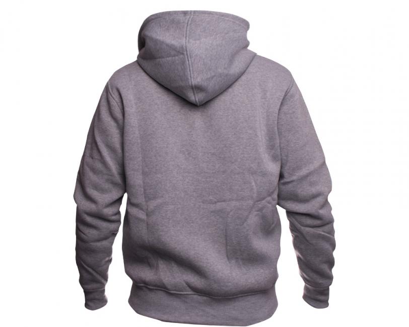 O&T Paulo High Zipper felpa, grigia