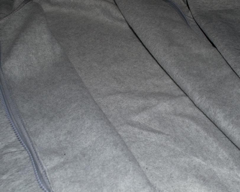 O&T Paulo High Zipper felpa, grigia