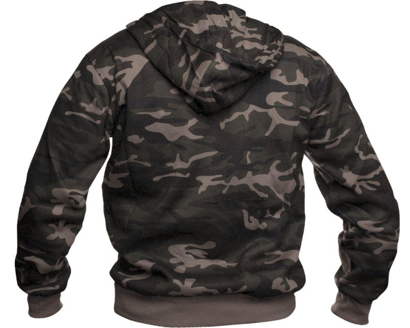 O&T AloeStar High Zipper felpa, verde mimetico