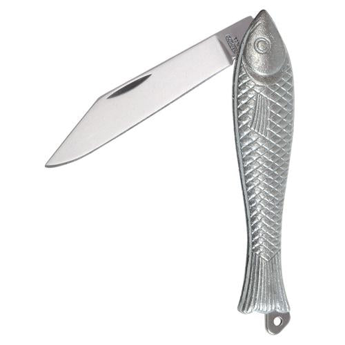 Mikov Fish coltello tascabile 78mm, argento