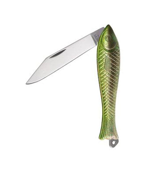 Mikov Fish coltello 78 mm, giallo