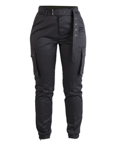 Mil-Tec pantaloni militari da donna, nero