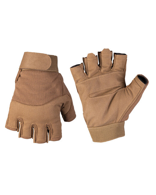 Mil-Tec Army guanti senza dita, Coyote scuro