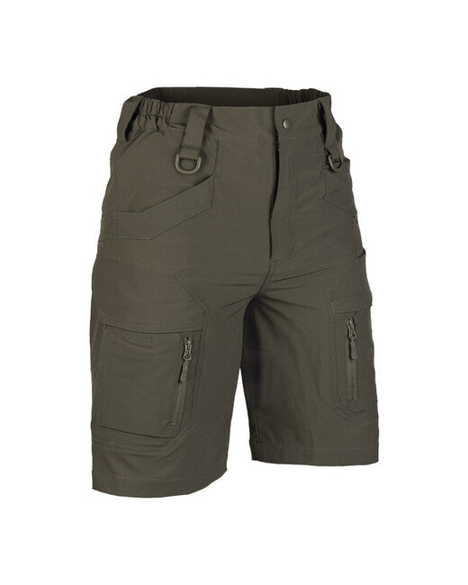 Mil-Tec Assault pantaloni corti elasticizzati, verdi Ranger