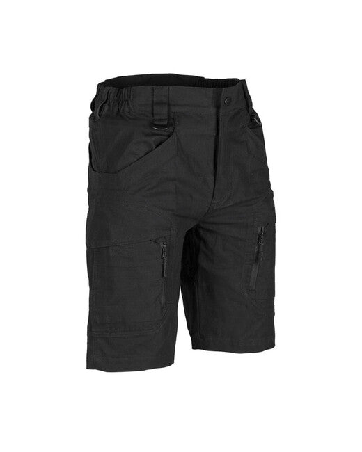 Mil-Tec Assault pantaloni corti in ripstop, neri