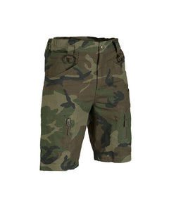 Mil-Tec Assault pantaloni corti ripstop Woodland