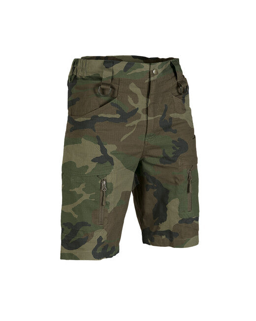 Mil-Tec Assault pantaloni corti ripstop Woodland
