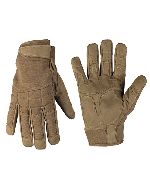 Mil-Tec Assault guanti, Coyote scuro