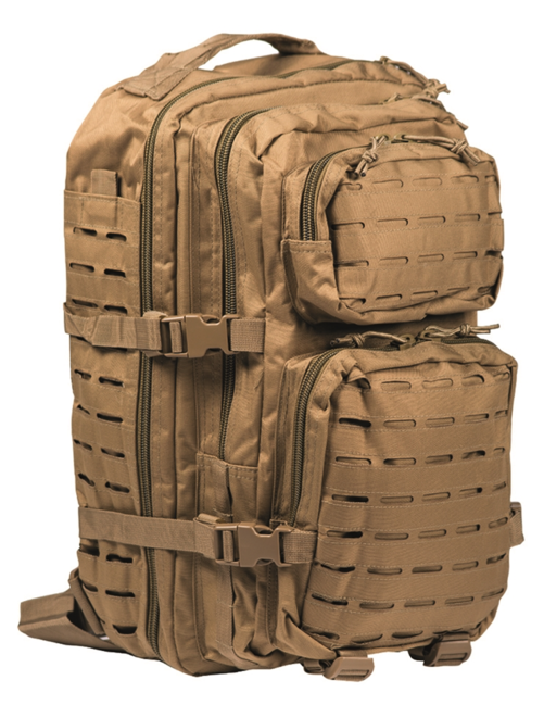 Mil-Tec zaino US Assault Large Laser Cut, Coyote, 36L