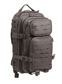 Mil-Tec US Assault Small Laser Cut Backpack, Grey, 20L
