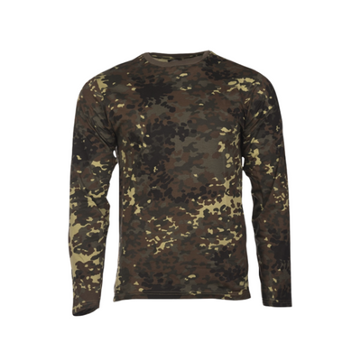 T-shirt mimetici da uomo a manica lunga