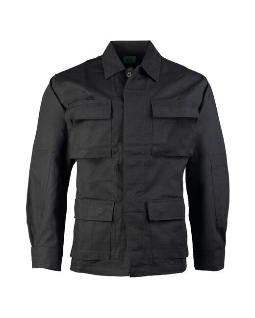 Mil-Tec Camicetta tipo BDU rip-stop, nero