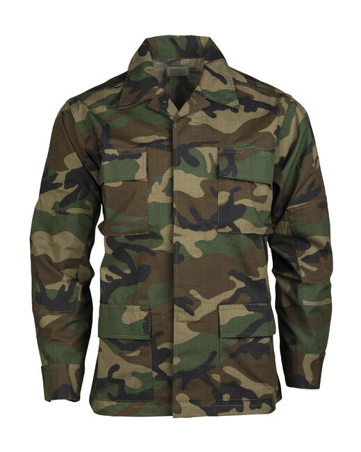 Mil-Tec Camicetta US tipo BDU rip-stop Woodland