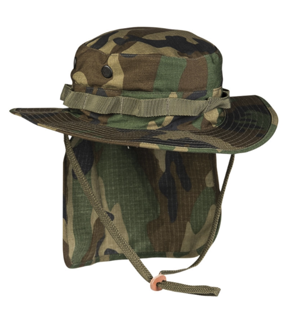 Mil-Tec Boonie Rip-Stop cappello, Woodland
