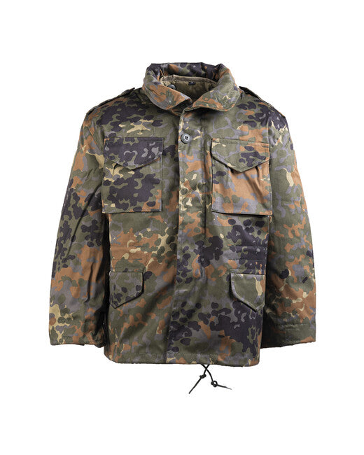 Mil-Tec US M65 giacca da bambino con fodera in flecktarn