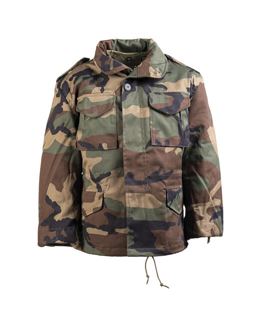 Mil-Tec US M65 giacca da bambino con fodera Woodland