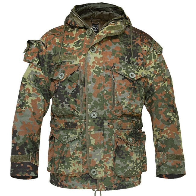 Mil-Tec Giacca leggera con cappuccio flecktarn