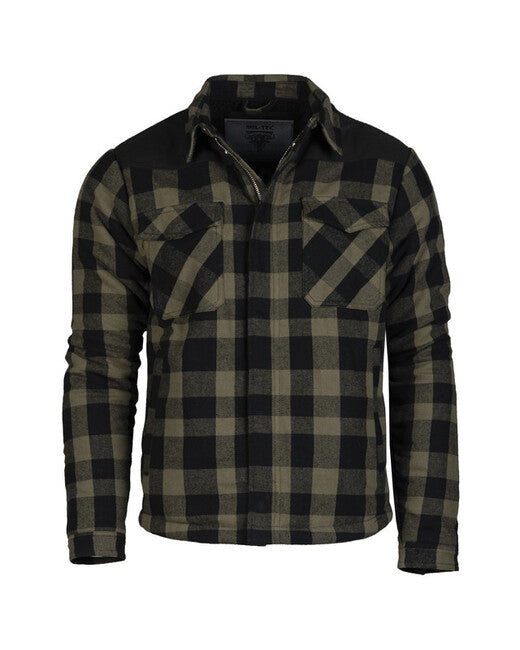 Mil-Tec Lumber giacca isolata, nero/verde