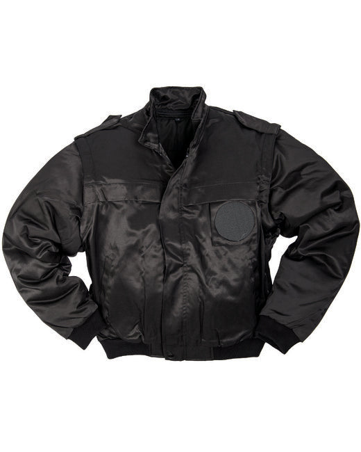 Mil-Tec giacca Security con maniche staccabili, nera