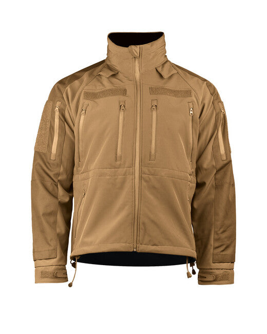 Mil-Tec Softshell Plus giacca, marrone Coyote