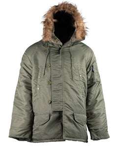 Mil-Tec N-3B giacca da Pilota, oliva