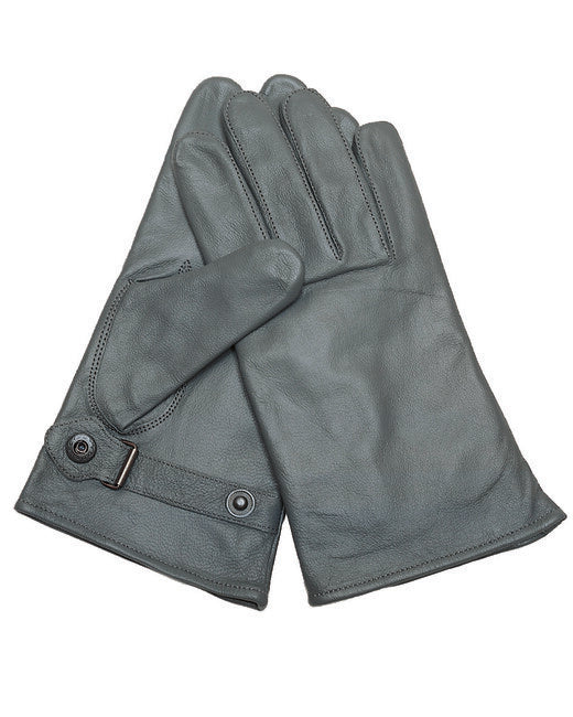 Mil-Tec BW guanti in pelle con fodera grigia