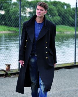 Mil-Tec BW cappotto in lana blu scuro