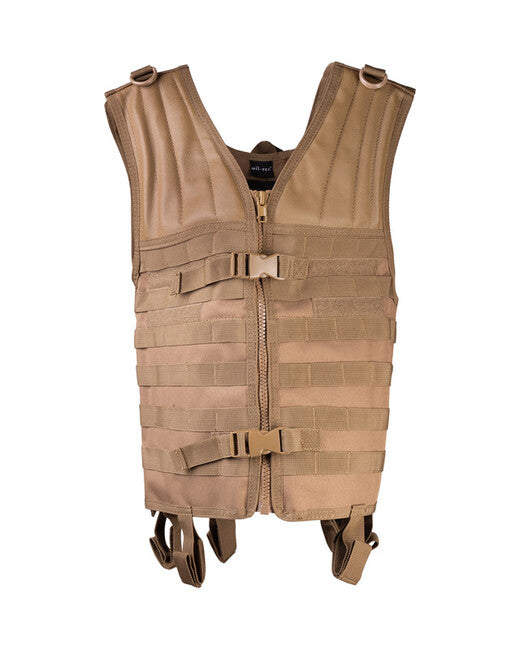 Mil-Tec Carrier tattico gilet sistema Molle, Coyote